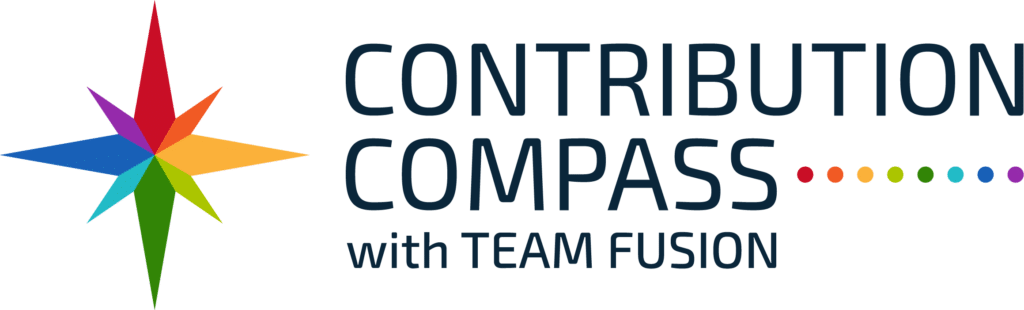 Contribution Compass with Team Fusion Logo