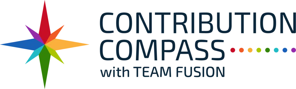 Contribution Compass with Team Fusion Logo